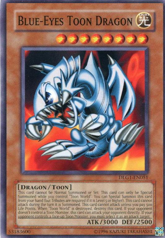 Blue-Eyes Toon Dragon [DLG1-EN051] Common | Clutch Gaming