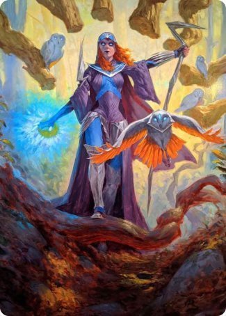 Kasmina, Enigma Sage Art Card [Strixhaven: School of Mages Art Series] | Clutch Gaming