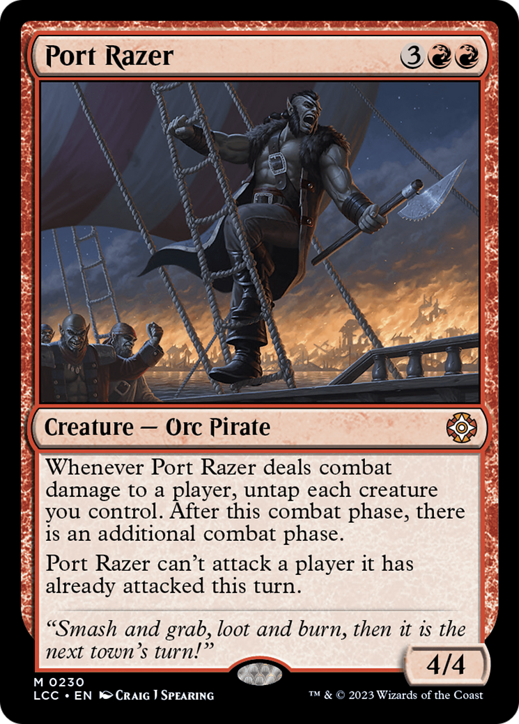 Port Razer [The Lost Caverns of Ixalan Commander] | Clutch Gaming