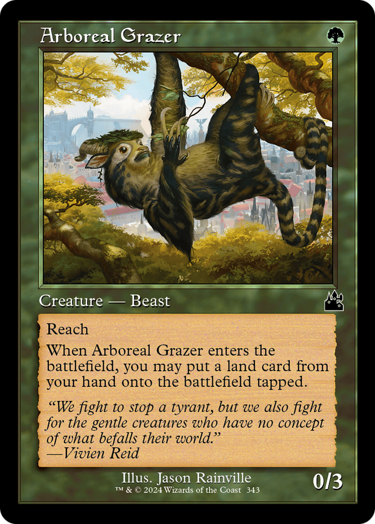 Arboreal Grazer (Retro Frame) [Ravnica Remastered] | Clutch Gaming