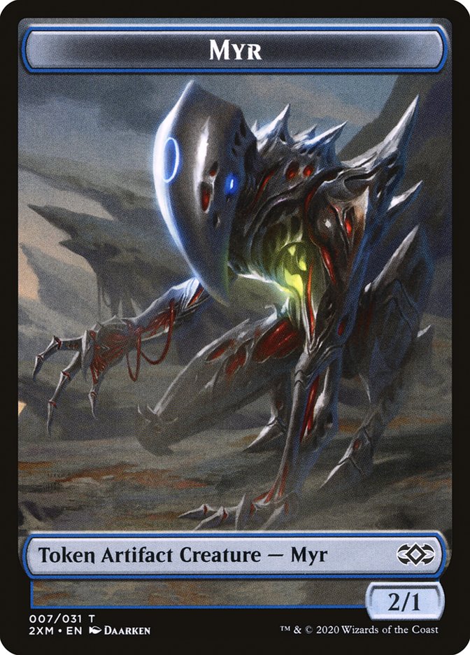 Myr Token (007/031) [Double Masters Tokens] | Clutch Gaming