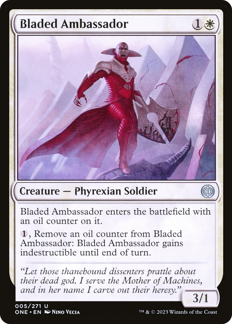 Bladed Ambassador [Phyrexia: All Will Be One] | Clutch Gaming