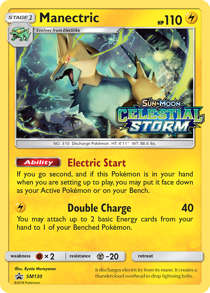 Manectric (SM130) [Sun & Moon: Black Star Promos] | Clutch Gaming