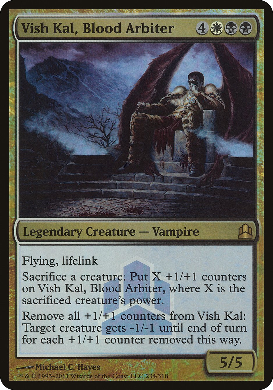 Vish Kal, Blood Arbiter (Launch) (Oversized) [Commander 2011 Oversized] | Clutch Gaming