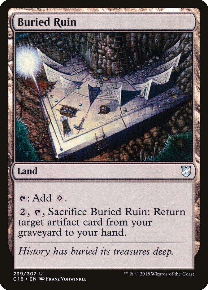 Buried Ruin [Commander 2018] | Clutch Gaming