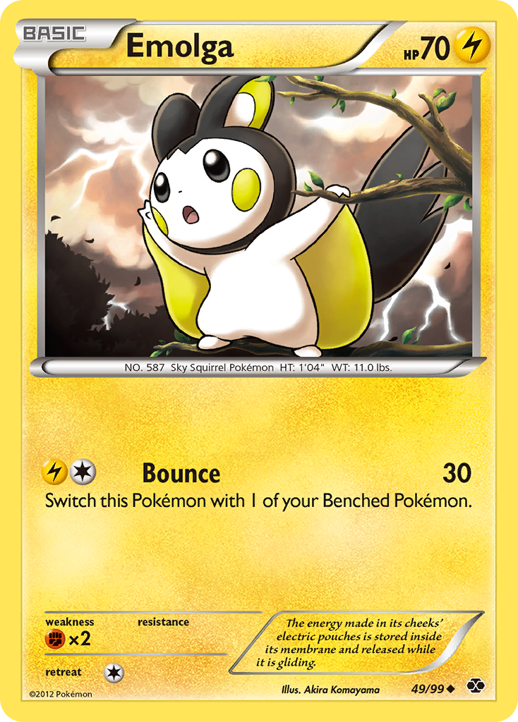 Emolga (49/99) [Black & White: Next Destinies] | Clutch Gaming