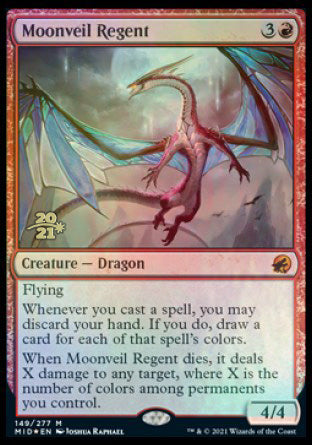 Moonveil Regent [Innistrad: Midnight Hunt Prerelease Promos] | Clutch Gaming