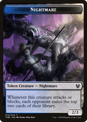 Satyr // Nightmare Double-Sided Token [Theros Beyond Death Tokens] | Clutch Gaming