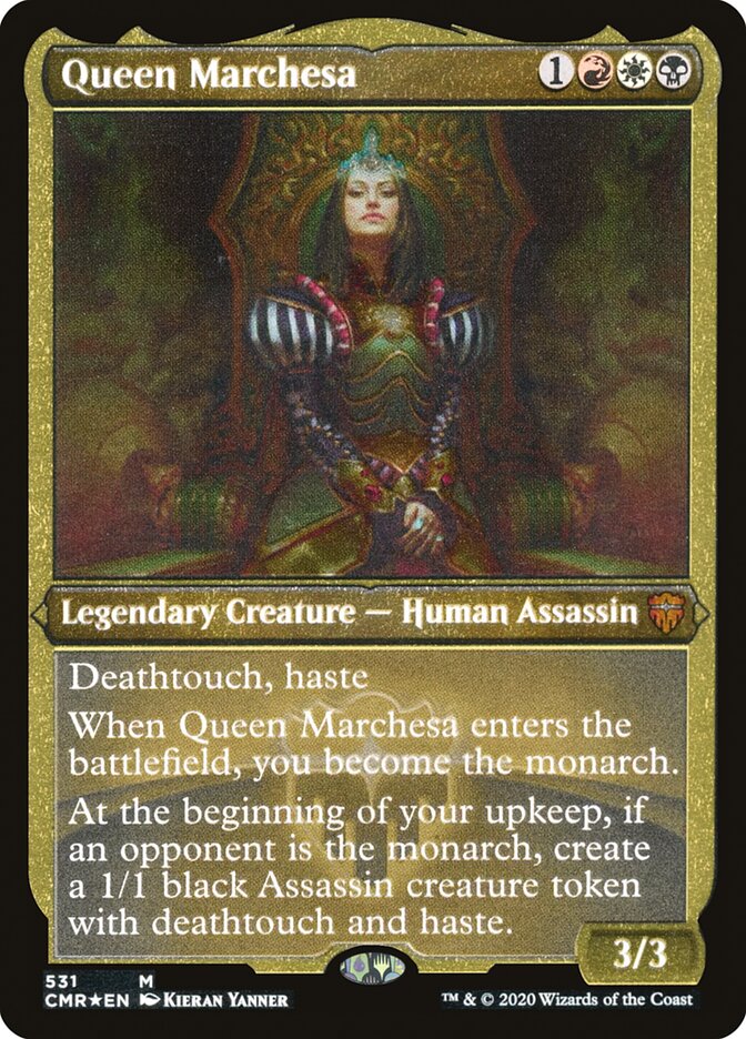 Queen Marchesa (Etched) [Commander Legends] | Clutch Gaming