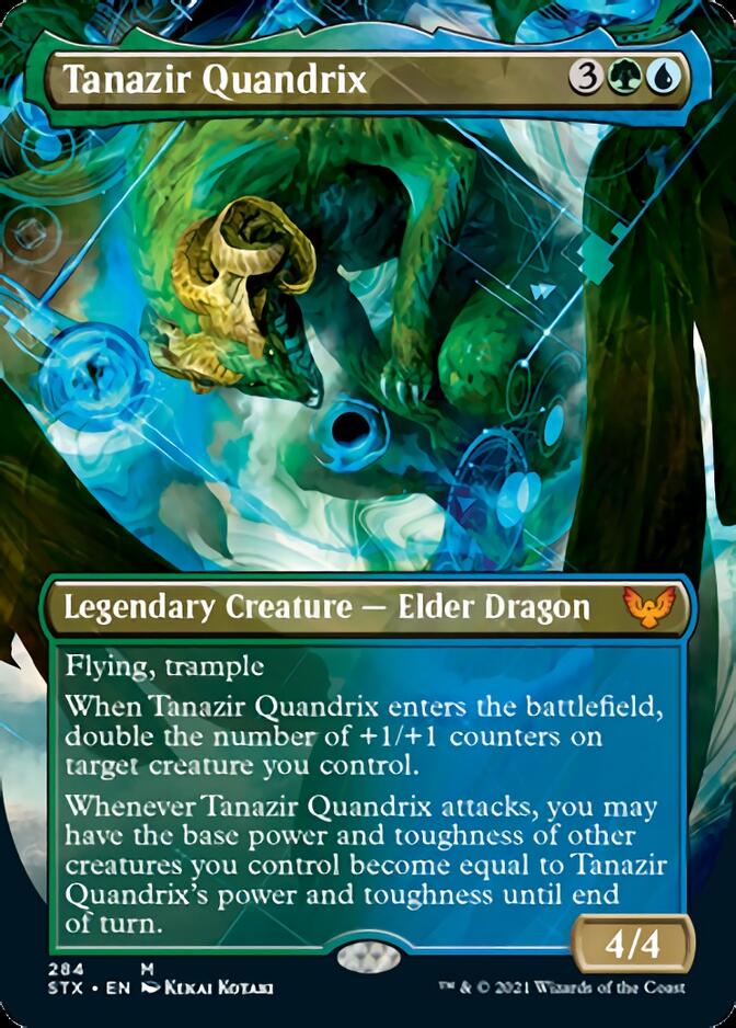 Tanazir Quandrix (Borderless Alternate Art) [Strixhaven: School of Mages] | Clutch Gaming