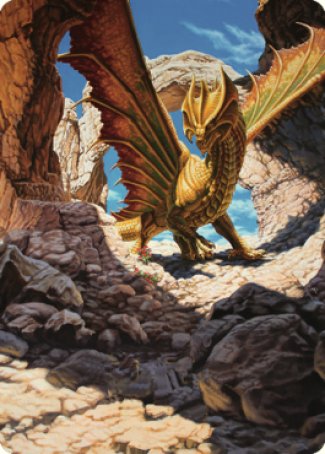 Ancient Brass Dragon Art Card (02) [Commander Legends: Battle for Baldur's Gate Art Series] | Clutch Gaming