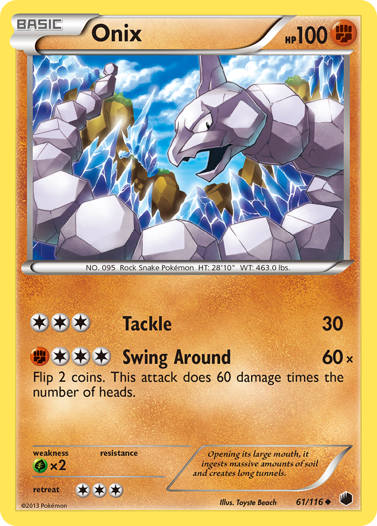 Onix (61/116) [Black & White: Plasma Freeze] | Clutch Gaming