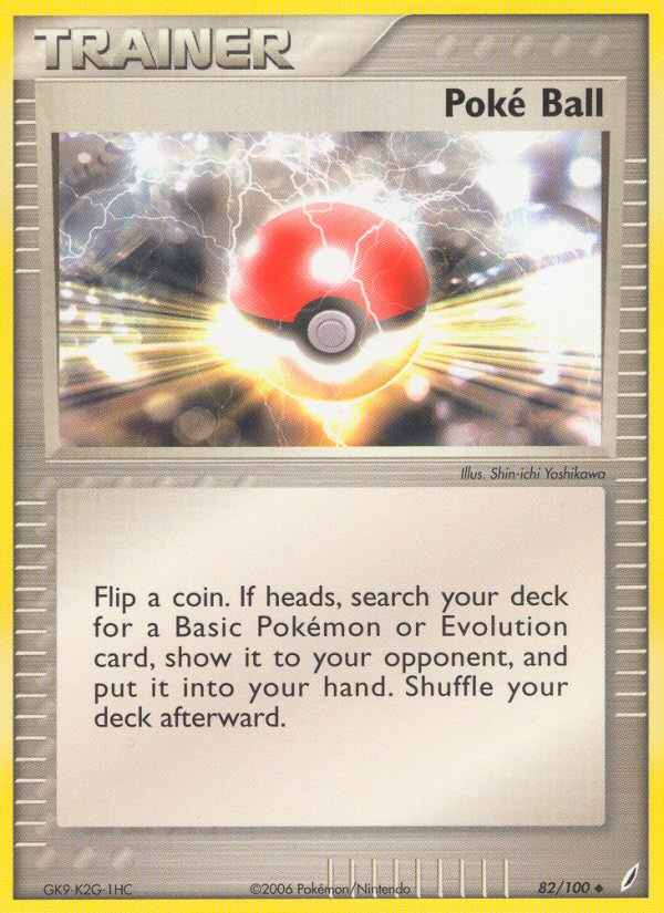 Poke Ball (82/100) [EX: Crystal Guardians] | Clutch Gaming