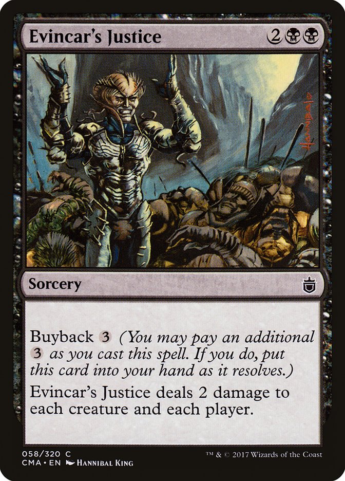 Evincar's Justice [Commander Anthology] | Clutch Gaming