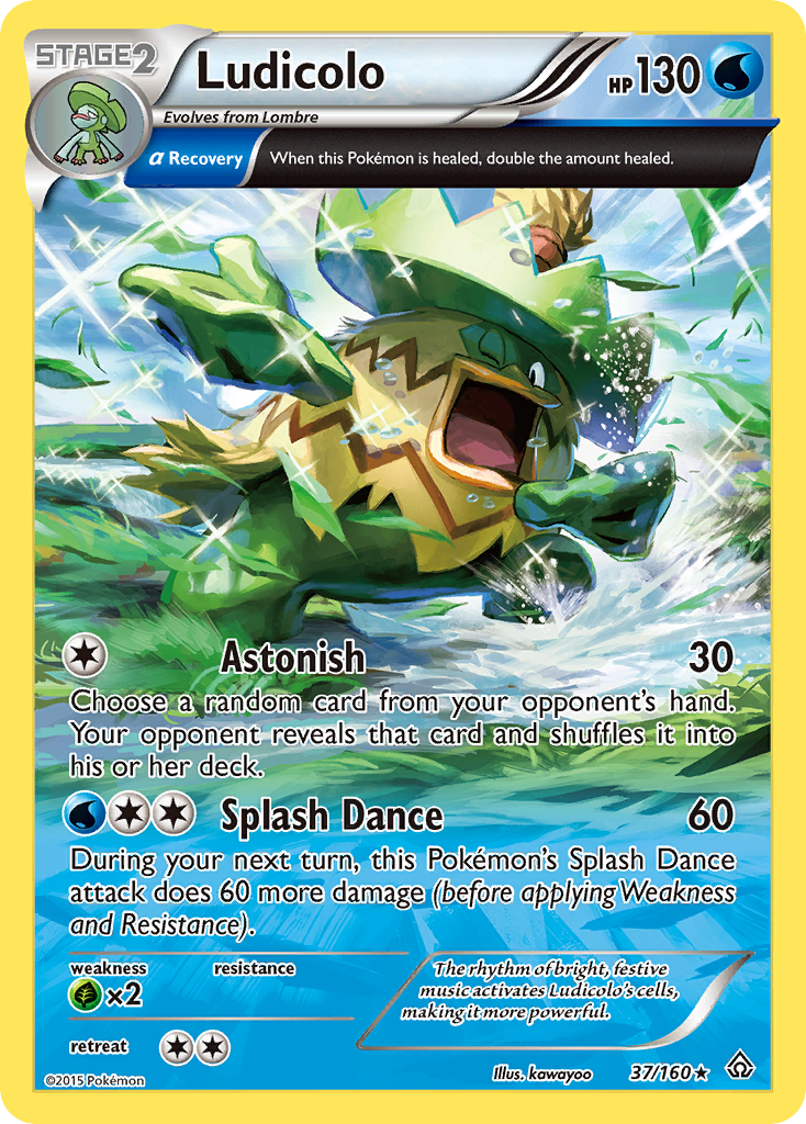 Ludicolo (37/160) [XY: Primal Clash] | Clutch Gaming