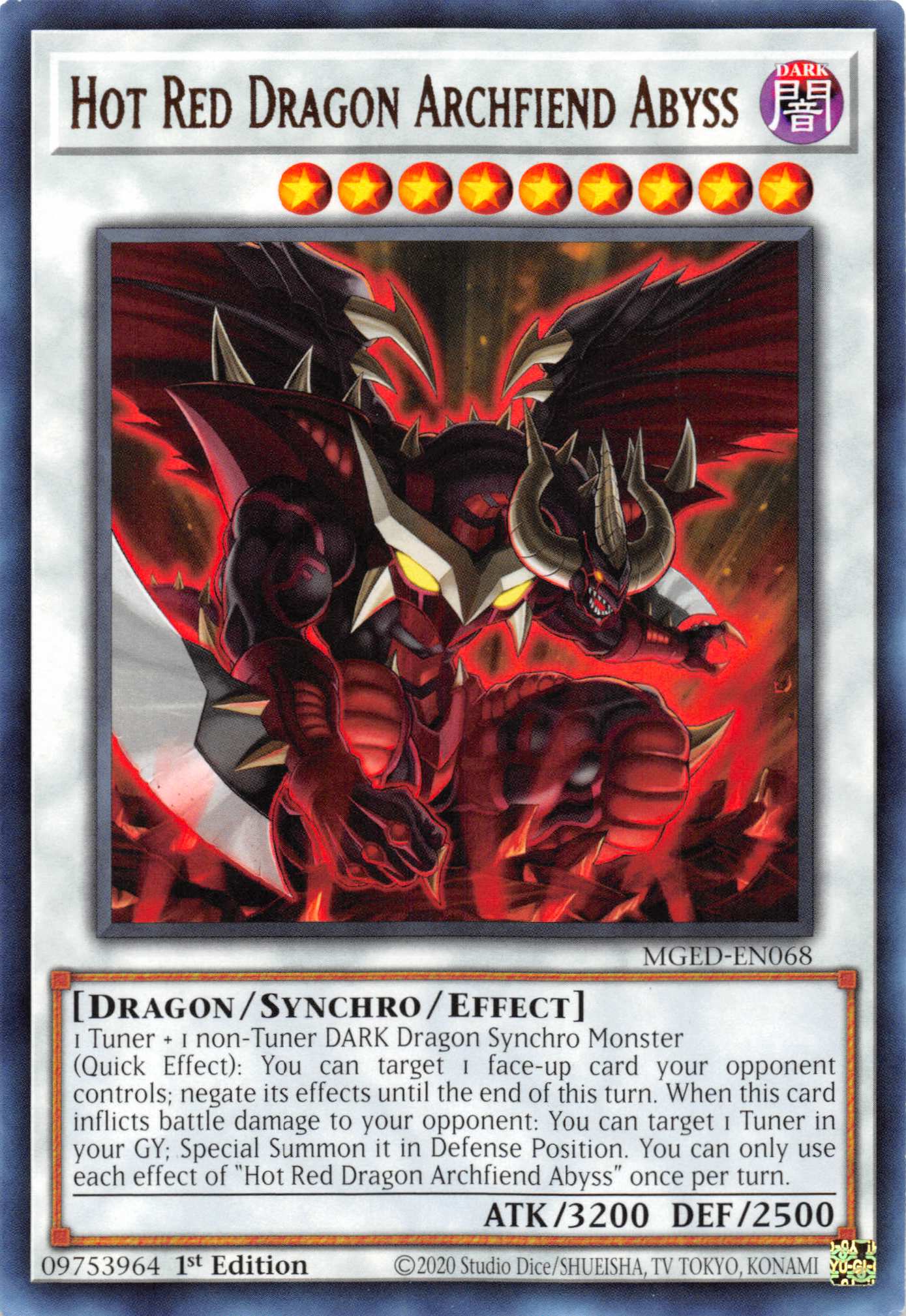 Hot Red Dragon Archfiend Abyss [MGED-EN068] Rare | Clutch Gaming