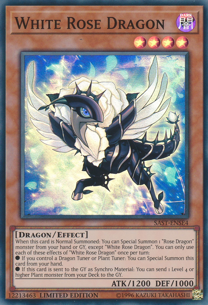 White Rose Dragon [SAST-ENSE4] Super Rare | Clutch Gaming