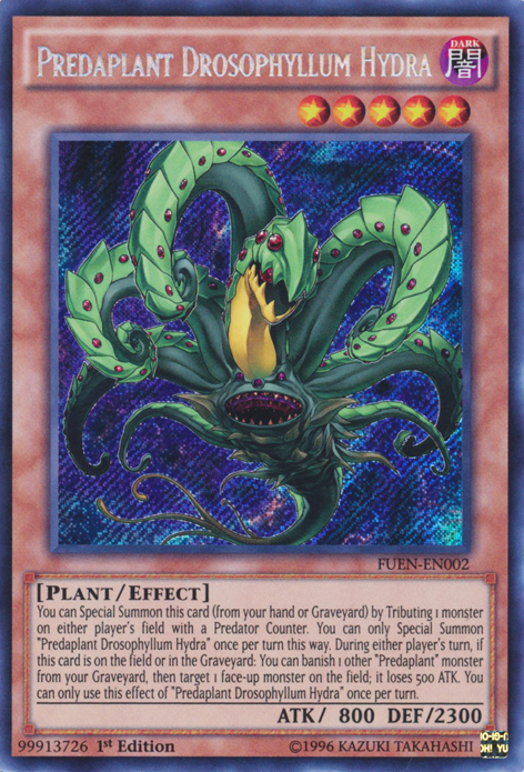 Predaplant Drosophyllum Hydra [FUEN-EN002] Secret Rare | Clutch Gaming