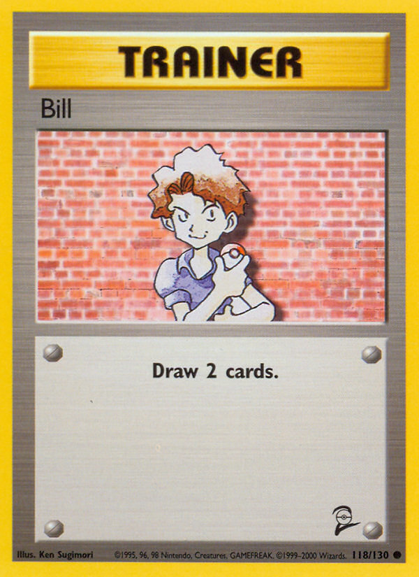 Bill (118/130) [Base Set 2] | Clutch Gaming