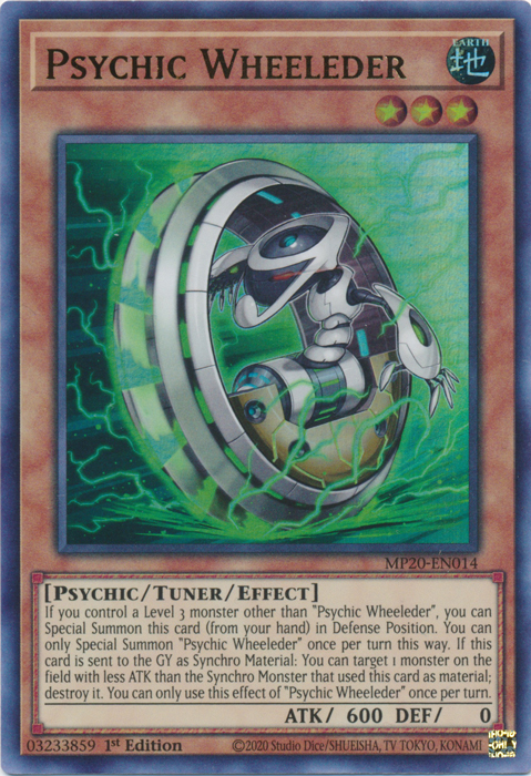 Psychic Wheeleder [MP20-EN014] Ultra Rare | Clutch Gaming