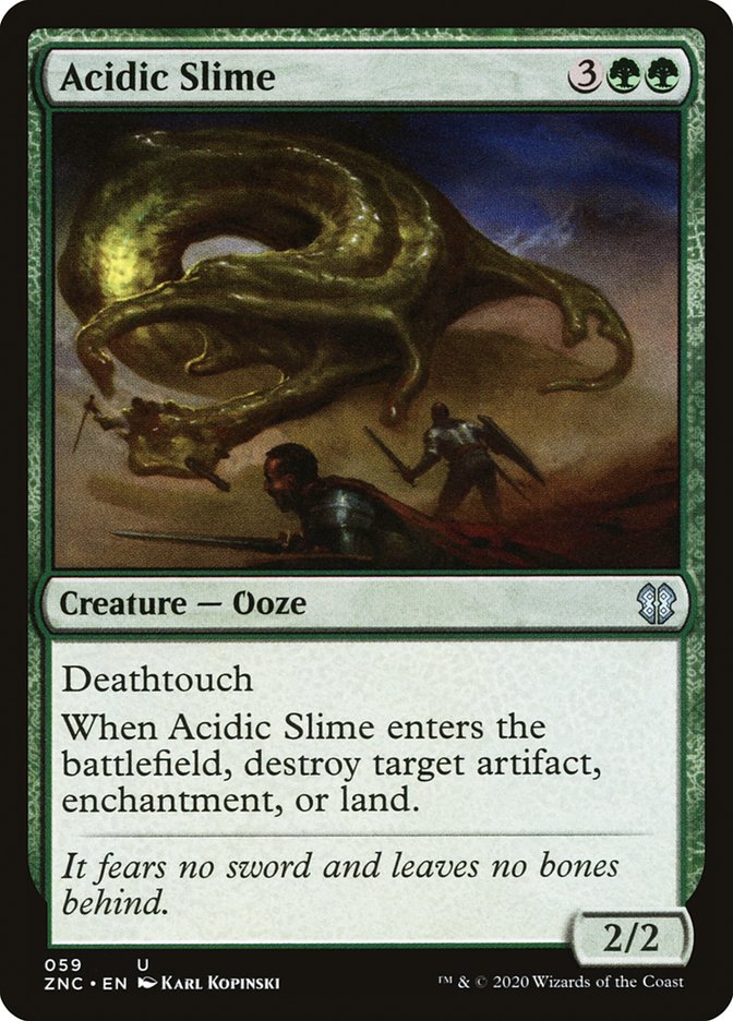 Acidic Slime [Zendikar Rising Commander] | Clutch Gaming