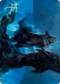 Cosima, God of the Voyage Art Card (Gold-Stamped Signature) [Kaldheim Art Series] | Clutch Gaming