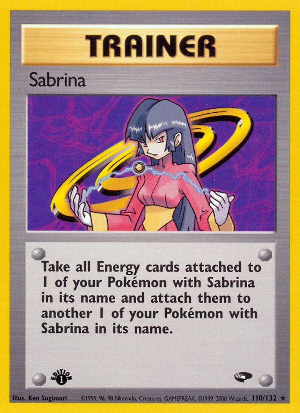 Sabrina (110/132) [Gym Challenge 1st Edition] | Clutch Gaming