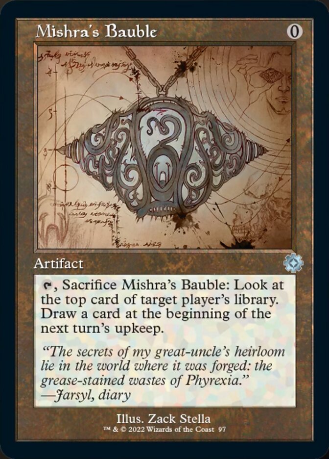 Mishra's Bauble (Retro Schematic) [The Brothers' War Retro Artifacts] | Clutch Gaming