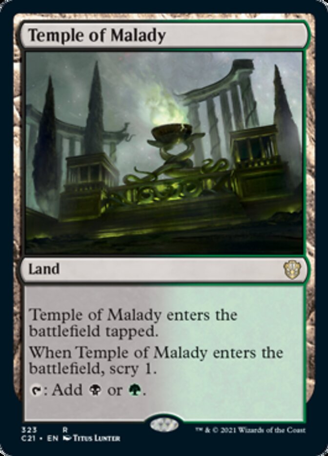 Temple of Malady [Commander 2021] | Clutch Gaming