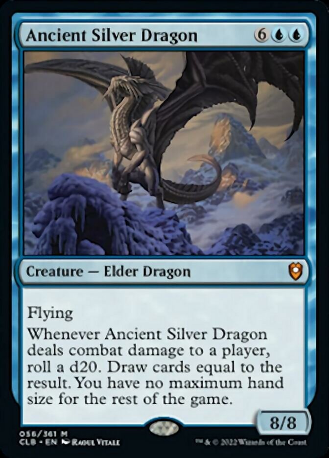 Ancient Silver Dragon [Commander Legends: Battle for Baldur's Gate] | Clutch Gaming