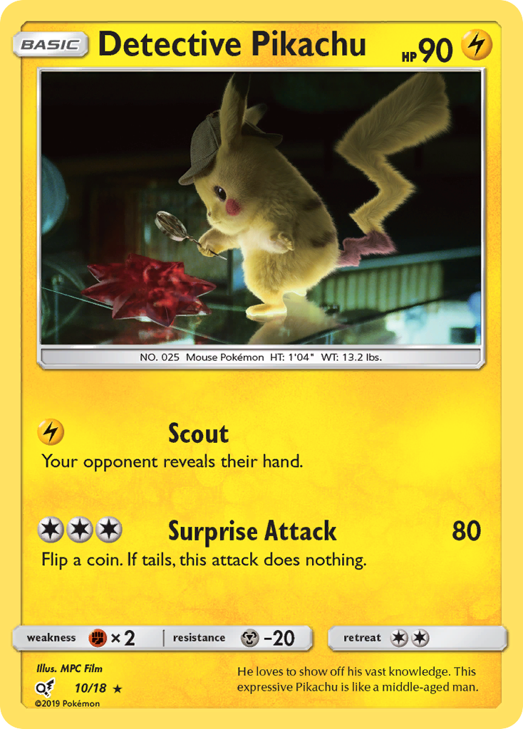 Detective Pikachu (10/18) [Sun & Moon: Detective Pikachu] | Clutch Gaming