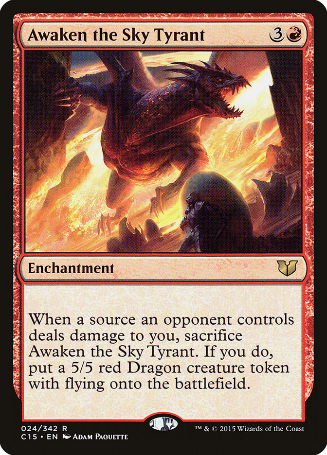 Awaken the Sky Tyrant [Commander 2015] | Clutch Gaming