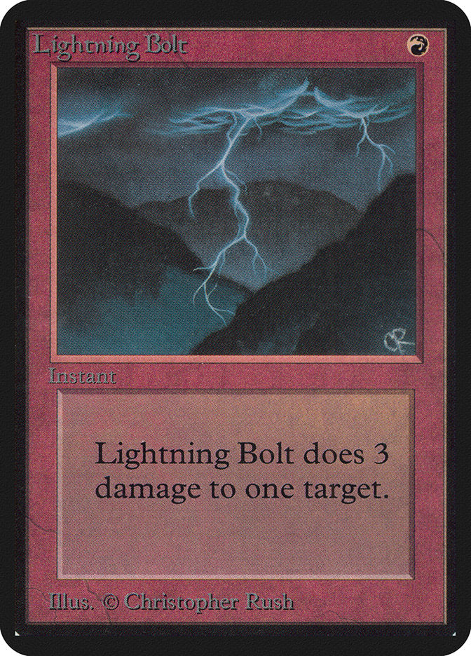 Lightning Bolt [Alpha Edition] | Clutch Gaming