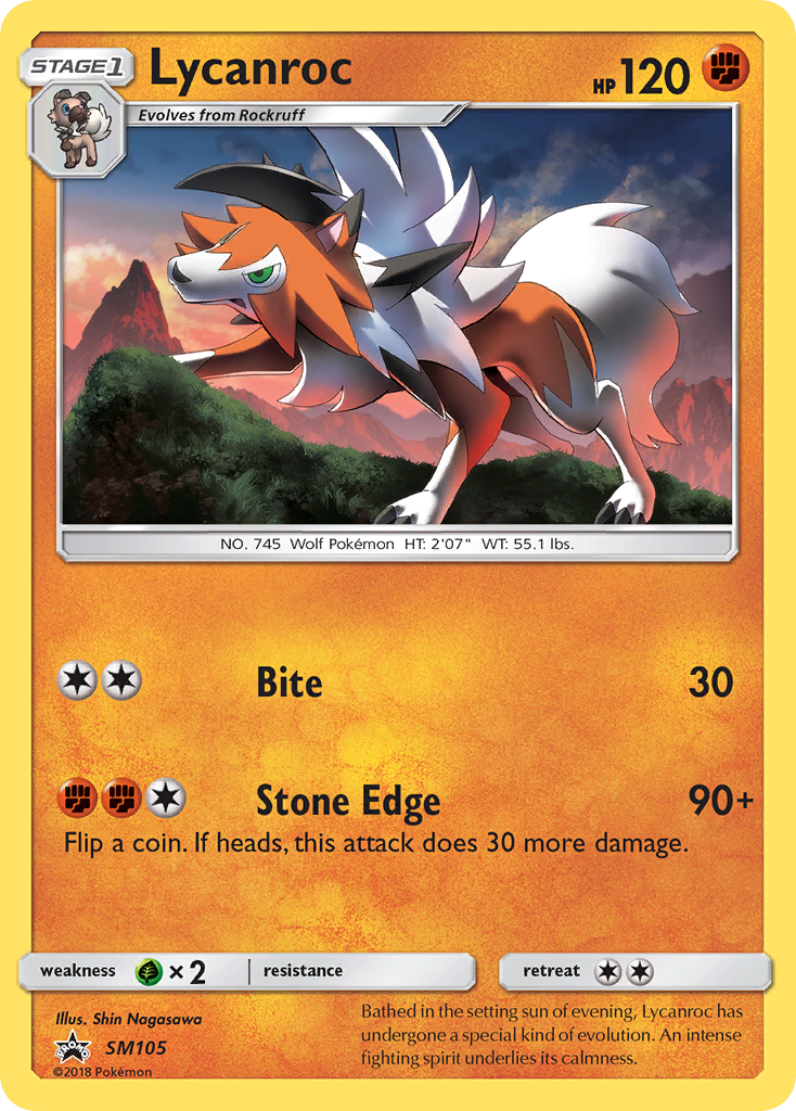 Lycanroc (SM105) [Sun & Moon: Black Star Promos] | Clutch Gaming