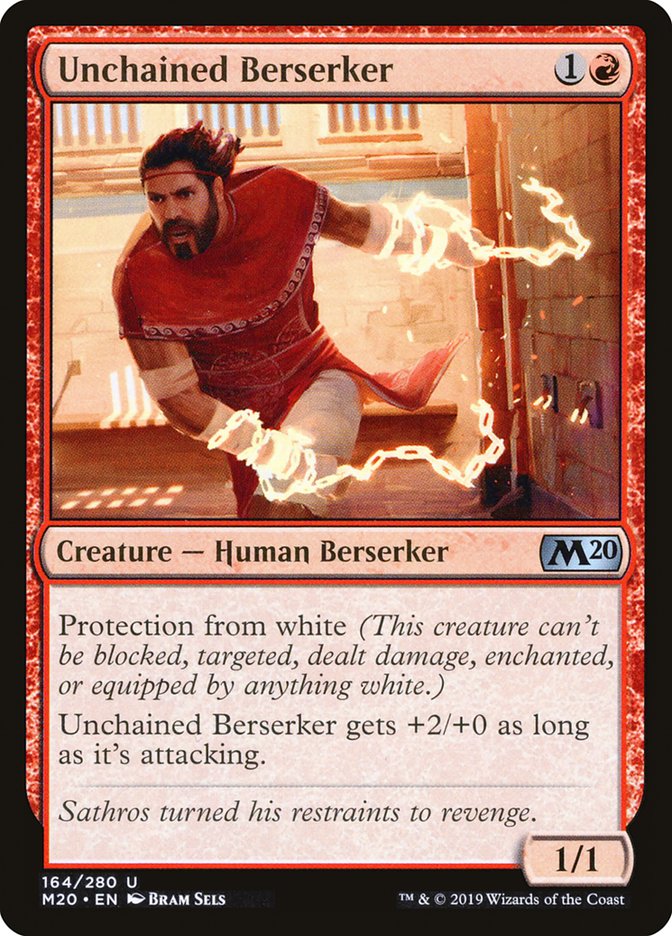 Unchained Berserker [Core Set 2020] | Clutch Gaming