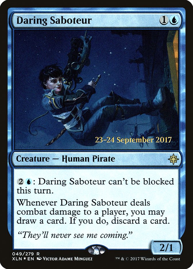 Daring Saboteur [Ixalan Prerelease Promos] | Clutch Gaming