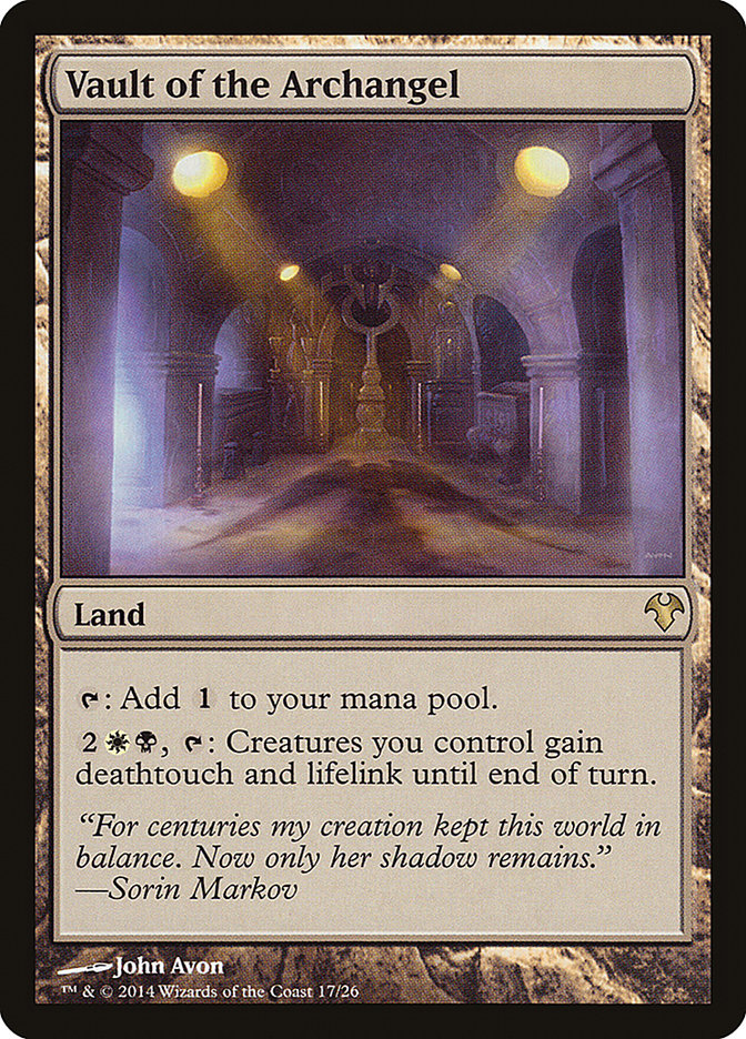 Vault of the Archangel [Modern Event Deck 2014] | Clutch Gaming