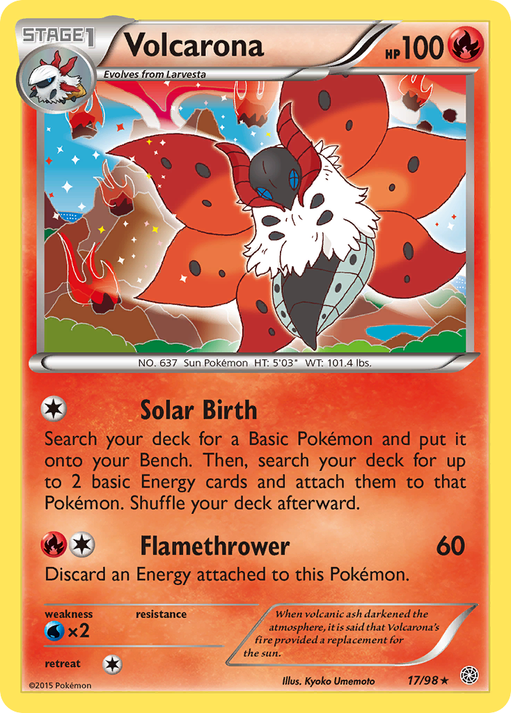 Volcarona (17/98) [XY: Ancient Origins] | Clutch Gaming