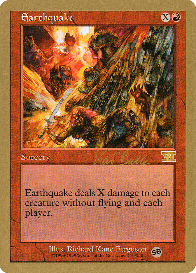 Earthquake (Kai Budde) (SB) [World Championship Decks 1999] | Clutch Gaming