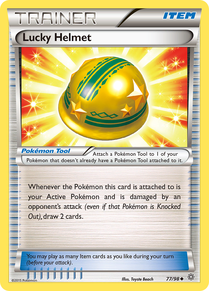 Lucky Helmet (77/98) [XY: Ancient Origins] | Clutch Gaming