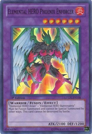 Elemental HERO Phoenix Enforcer [LCGX-EN138] Super Rare | Clutch Gaming