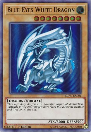 Blue-Eyes White Dragon (Version 2) [LCKC-EN001] Ultra Rare | Clutch Gaming