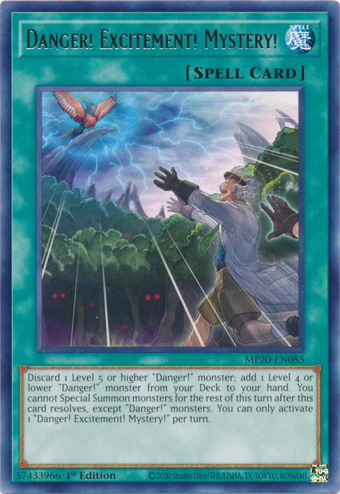 Danger! Excitement! Mystery! [MP20-EN085] Rare | Clutch Gaming