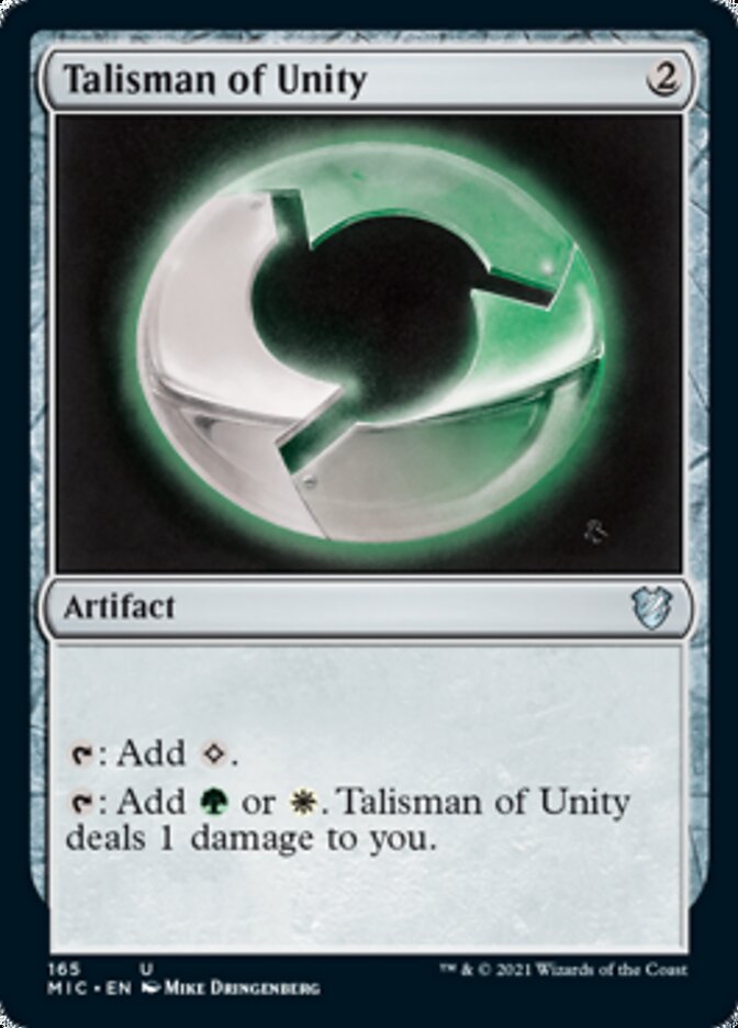 Talisman of Unity [Innistrad: Midnight Hunt Commander] | Clutch Gaming