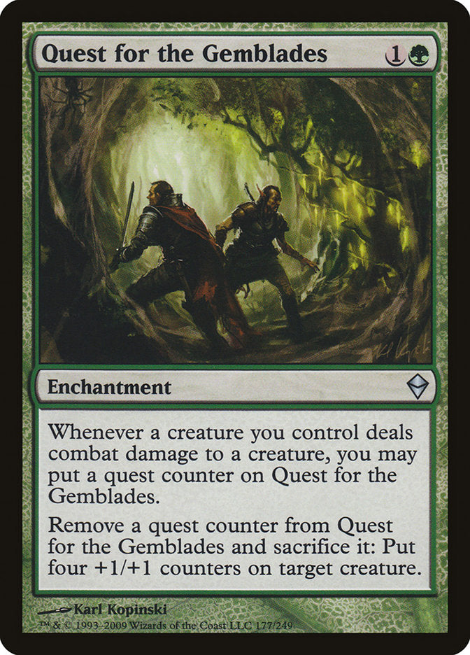 Quest for the Gemblades [Zendikar] | Clutch Gaming
