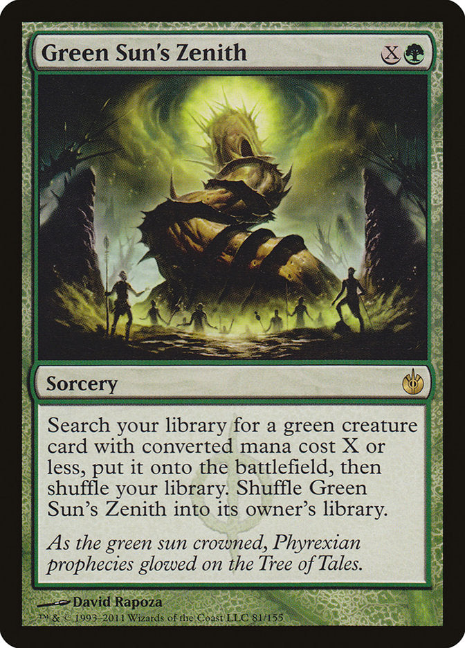 Green Sun's Zenith [Mirrodin Besieged] | Clutch Gaming