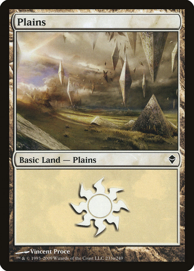 Plains (233a) [Zendikar] | Clutch Gaming