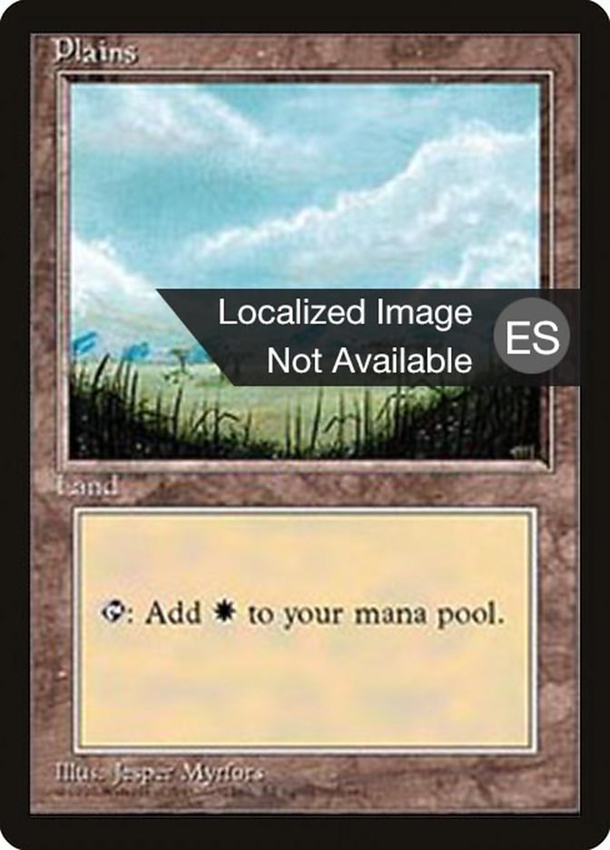 Plains (B) [Fourth Edition (Foreign Black Border)] | Clutch Gaming