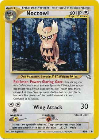 Noctowl (42/111) [Neo Genesis Unlimited] | Clutch Gaming