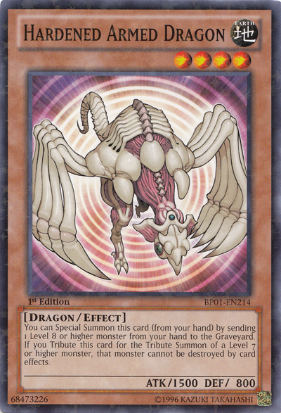 Hardened Armed Dragon [BP01-EN214] Starfoil Rare | Clutch Gaming